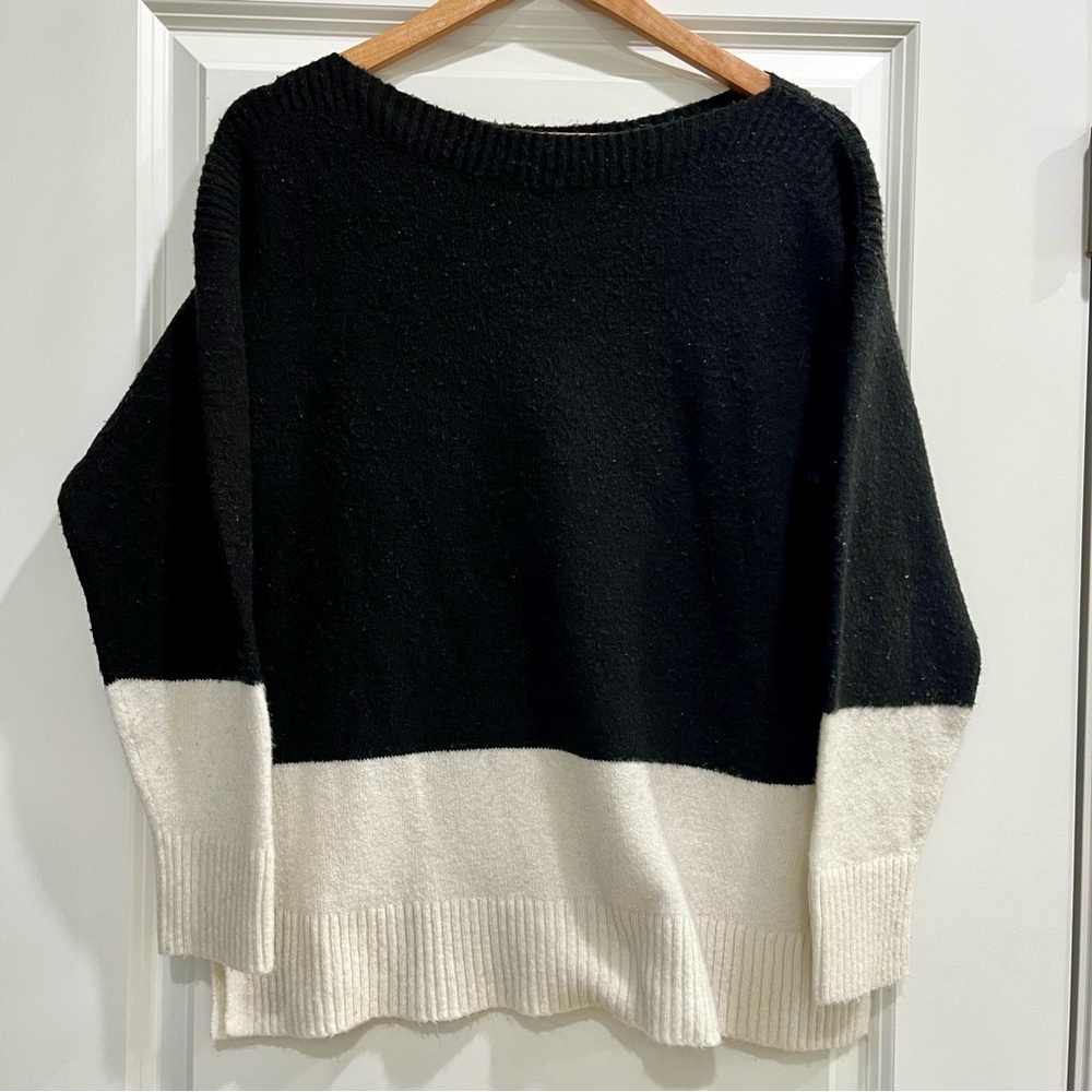 DKNY color block sweater